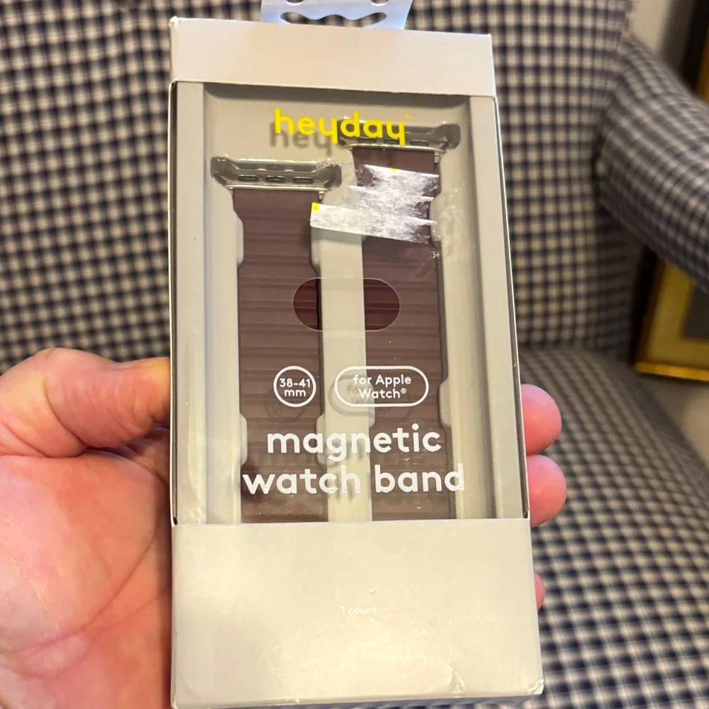 Heyday Magnetic Watch Band - brown and blue. Choice of one